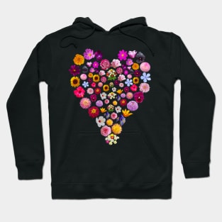 Heart full of Flowers Mothers Day Gift Hoodie